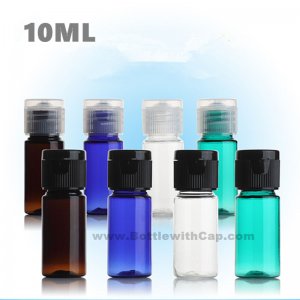 10ml Flip bottle essence lotion trial samples bottle perfume cos