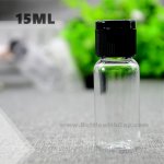 15ml Plastic flip bottle cosmetics trial sample bottle portable