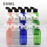 50ml Toner bottle cosmetics packing bottle flip square plastic b