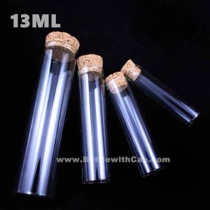 13ml Flat bottomed tube with cork, experimental instruments high