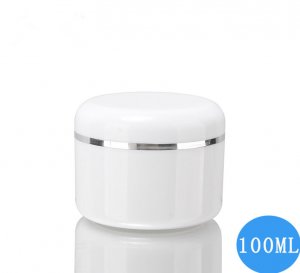100ML transparent double layer cream bottle