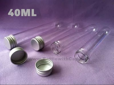 40ml Aluminum cover screw without graduated round bottom glass t