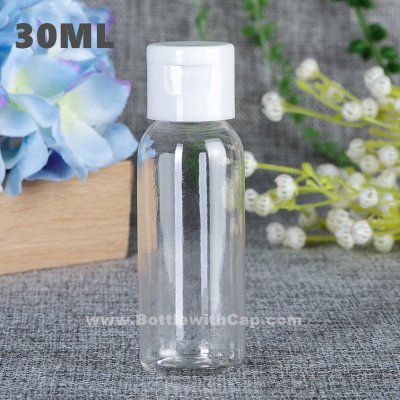 30ml Plastic flip packing bottle cosmetics trial sample bottle p