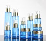 Golden Pump Head Sample Bottle,Water replenishing spray bottle