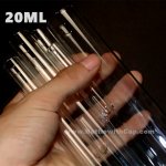 20ml Flat mouth test tube glass test tube high temperature resis