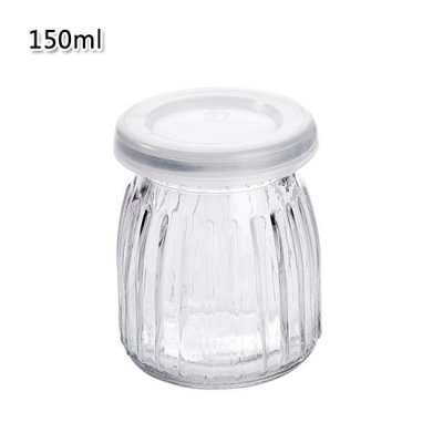 4 Pieces Pudding GLASS Bottle 150ml