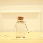 EMPTY GLASS Decoration Bottle WITH Cork BEAUTIFUL AND CREATIVE