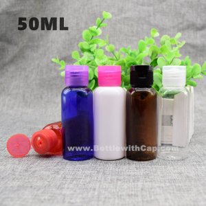 50ml Plastic flip bottle make-up water emulsion bottle shampoo s