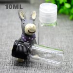 10ml Plastic flip bottle cosmetics trial sample bottle portable
