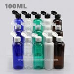 100ml Flip bottle toner trial sample bottle essential oil bottle